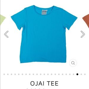 Jungmaven Ojai tee turquoise blue M